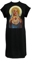 Divine Womens High Neck T-Shirt Dress Drag Queen Holy Mother