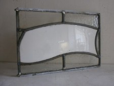 antique stained glass panel