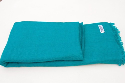 Large shawl scarf teal - shawl,
