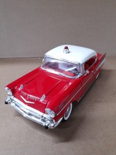 1.18  1957 Chevy Bel Air Red Fire Chief  by Road Regends  BOXED