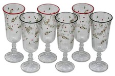 Christmas Champagne Flute