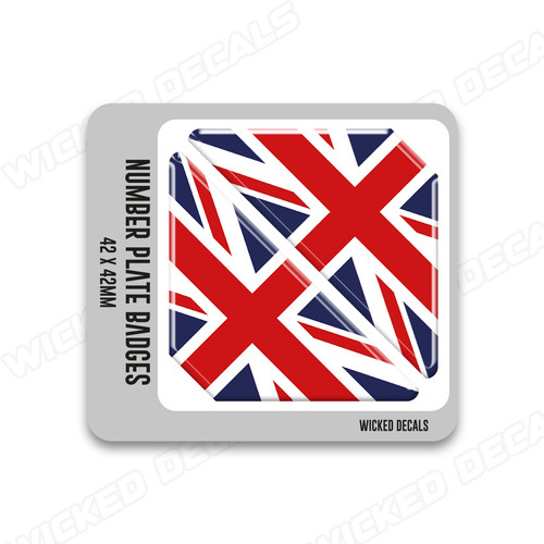 42mm domed gel uk - gel, flag