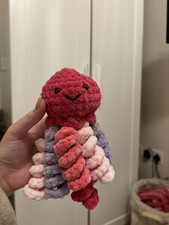 Crochet Octopus Plush Pink