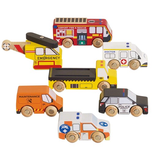 Toy van emergency - le,