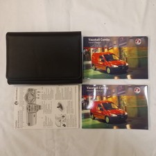 VAUXHALL COMBO VAN OWNERS MANUAL HANDBOOK & WALLET PACK 2003-2011