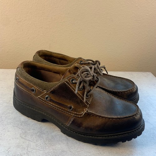 Chaps leather boat - boat, men's