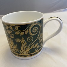 Wedgwood Green Brocade Mug