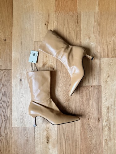 Zara camel brown - camel, leather