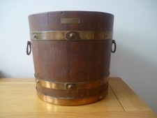 Antique HMS Iron Duke Large tub Teak/Oak WWI Battle of Jutland, 1916