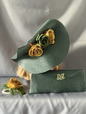 Stunning green Fascinator with