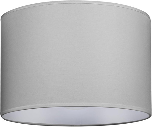 Fabric lamp shades - 12", grey
