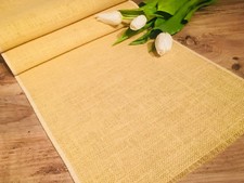LIGHT MUSTARD Rustic Burlap