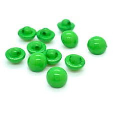 HALF BALL DOMED SHANK BUTTONS 10mm 11.5mm 13mm Blue Green Orange Pink Red Yellow