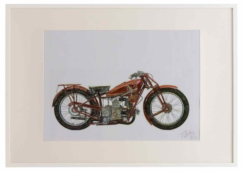 Motoguzzi 500s 1928 framed - motoguzzi, a3