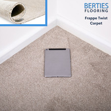 Cream Frappe Twist Carpet Soft