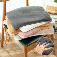 Faux Fur Plush Chair Cover