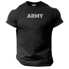 Army T Shirt Gym Clothing