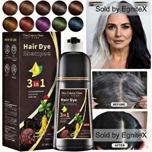 Instant hair dye - hair, shampoo