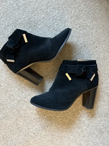 Ted baker black suede - ted, bow
