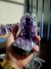 Natural Amethyst Druze Geode Quartz Crystal Cluster 500g 10x10cm