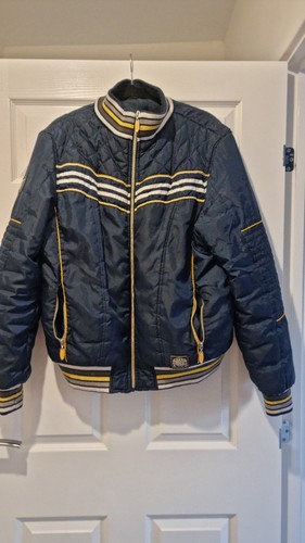 Quilted bomber jacket