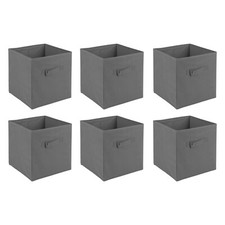Set Of Collapsible Grey Cube