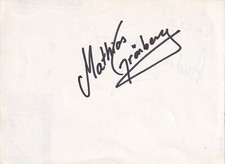 Mathias Gronberg / Andrew Murray - Pro Golfers Double Sided Signed Album Page