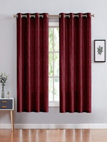 Piece maroon printed - maroon,