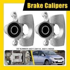 2x Rear Brake Calipers Fits Nissan Qashqai 2007-2013 Juke 2010-2020 44011-EM11A