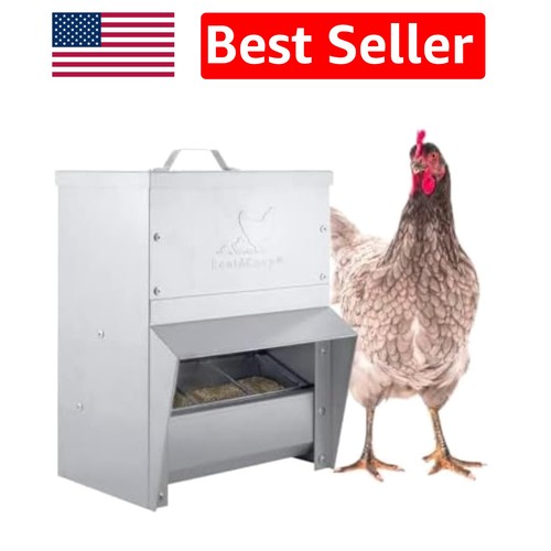 Automatic metal trough feeder - automatic,