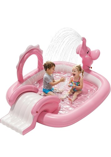 Kids pool with slide and - with,