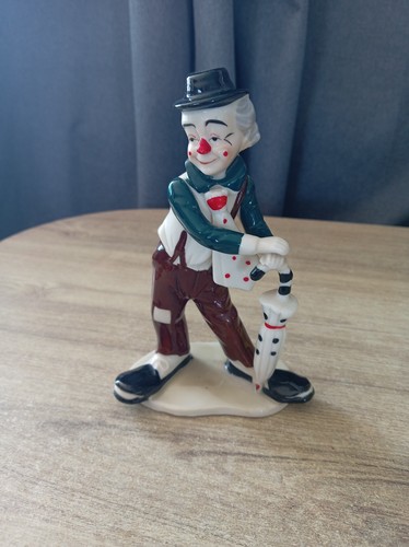 Vintage ceramic clown - vintage,