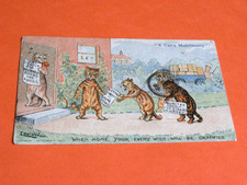 ORIGINAL  LOUIS WAIN SIGNED