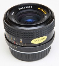 PENTAX K BAYONET FIT  28mm f2.8 MITAKON MACRO WIDE ANGLE LENS, V.G.C.