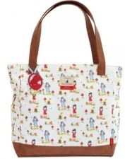 Santoro Gorjuss Canvas Cross Body Bag - Pastel Pattern Print Toadstools