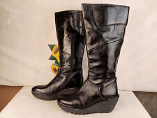 Women's Black Fly London Boots