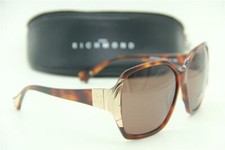 NEW JOHN RICHMOND JR 65602 BS HAVANA AUTHENTIC SUNGLASSES W/ CASE JR65602 62-14