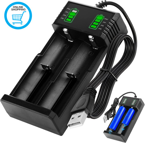 Dual 18650 battery charger for - dual,