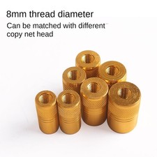 5pcs Rod Parts Fishing Net Rod Pod Connector 10size Net Handle Thread Adaptor