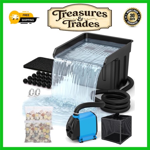 Complete pond waterfall kit - waterfall,