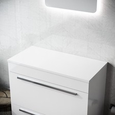Nes Home 805mm Gloss White MDF