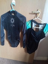 Gymnastics Leotards, Milano, Size 32" 11-13 Years