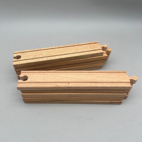 10x wooden long - long, straight