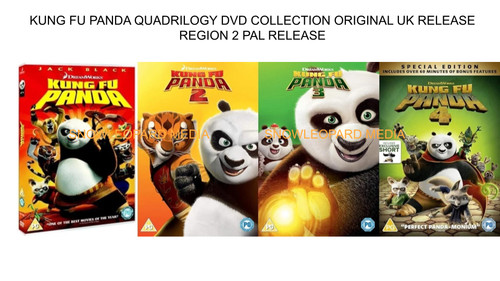 Dvd kung panda quadrilogy 4 - kung,