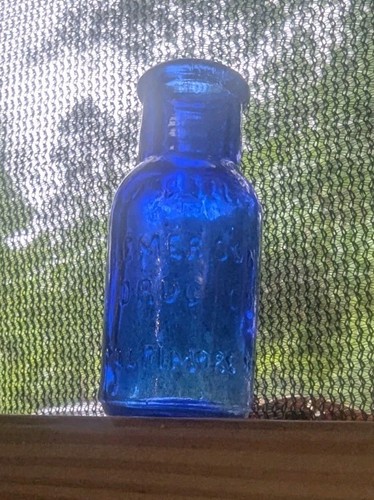 Rare antique cobalt embossed - rare,