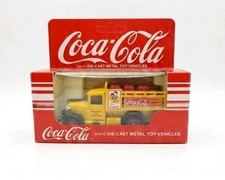 Coca Cola England Vintage BOXED Diecast Metal Truck Toy Coke 1979 Lledo Yellow