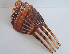Vintage hair comb celluloid - vintage,