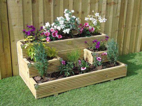 Premium triple tiered - triple, garden