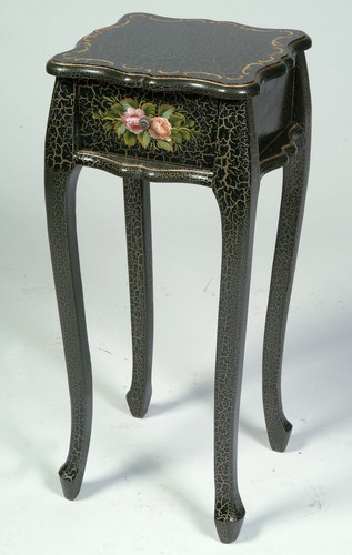 Black crackle painted - painted, 4
