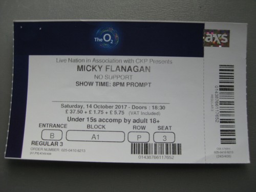Micky flanagan 10 - , 14/10/2017